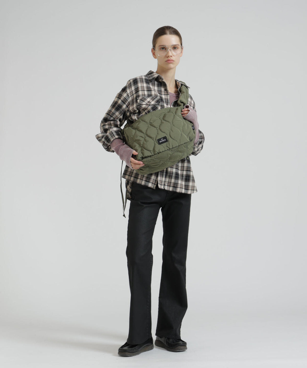 《直営店限定》QUILTING RUCHED SHOULDER STRAP BAG