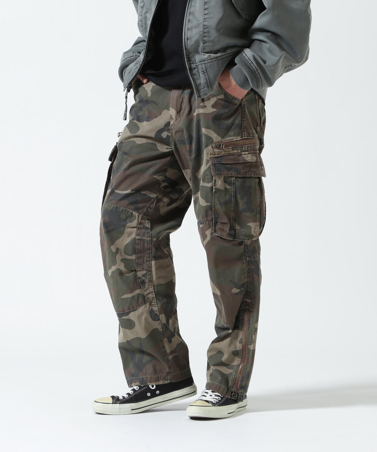 PIGMENT TAPING CARGO PANTS