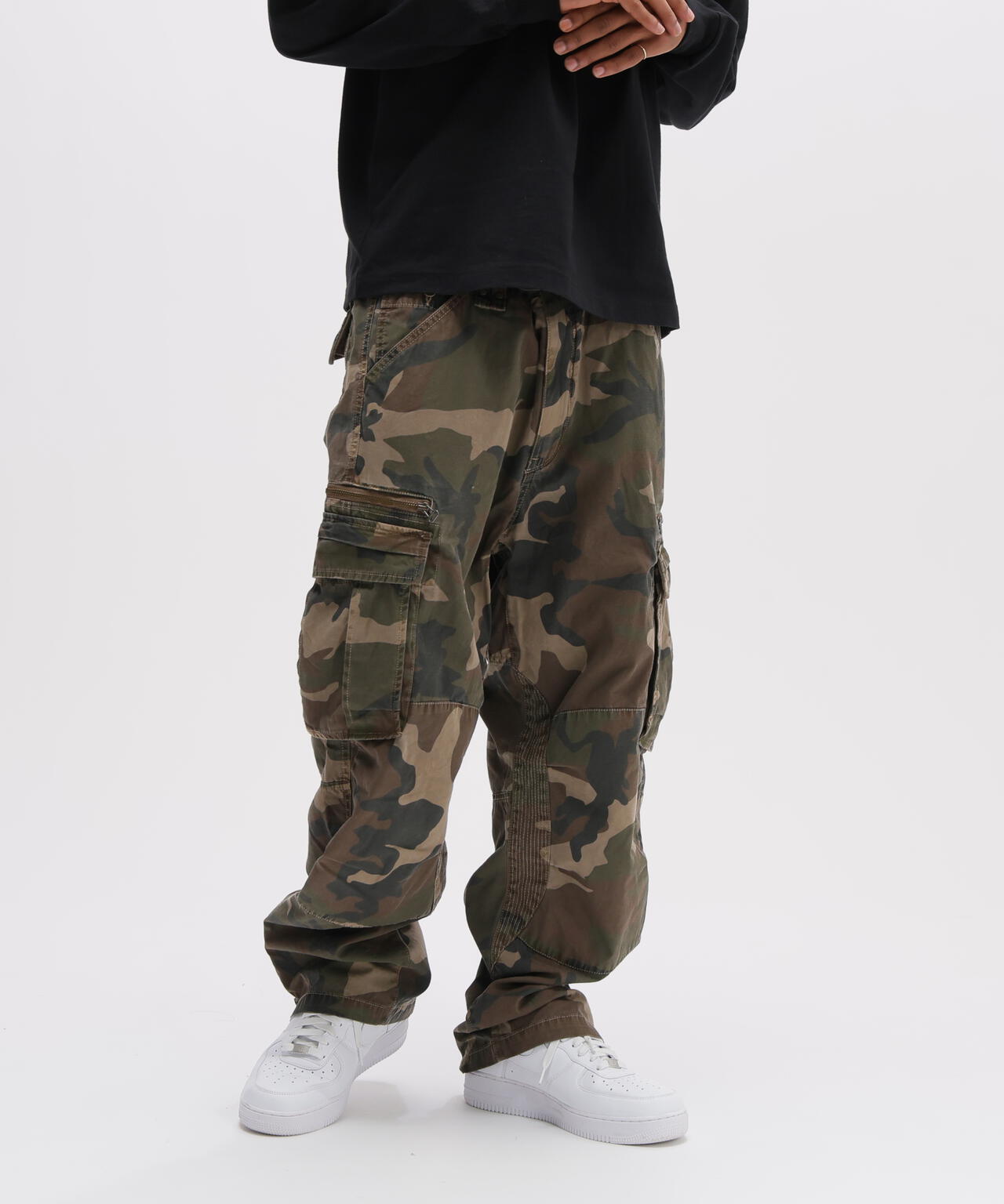PIGMENT TAPING CARGO PANTS