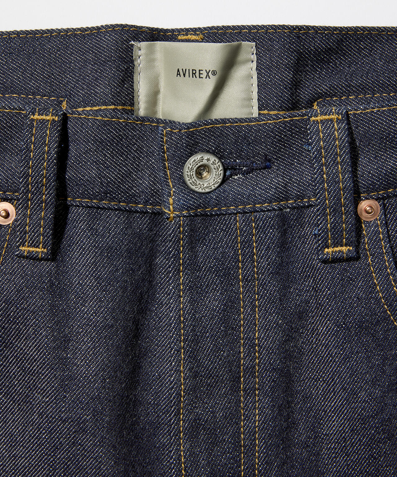 AVIREX HERITAGE DENIM Type-1 PANTS ”LEATHER” | AVIREX