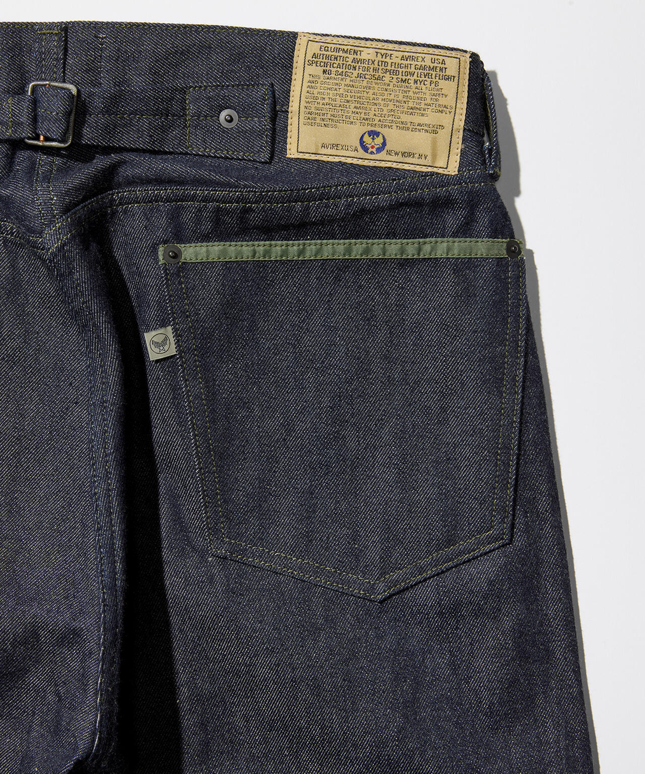 AVIREX HERITAGE DENIM Type-1 PANTS ”NYLON” | AVIREX