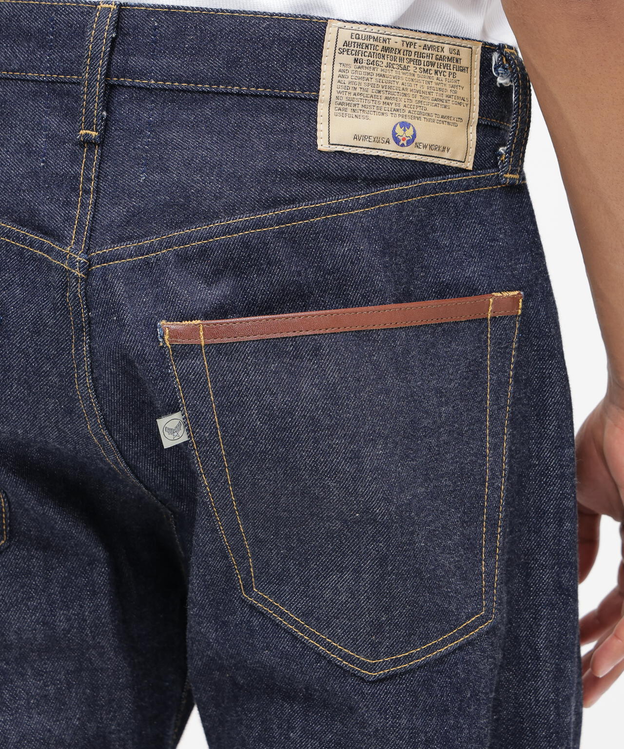 AVIREX HERITAGE DENIM Type-2 PANTS ”LEATHER” | AVIREX