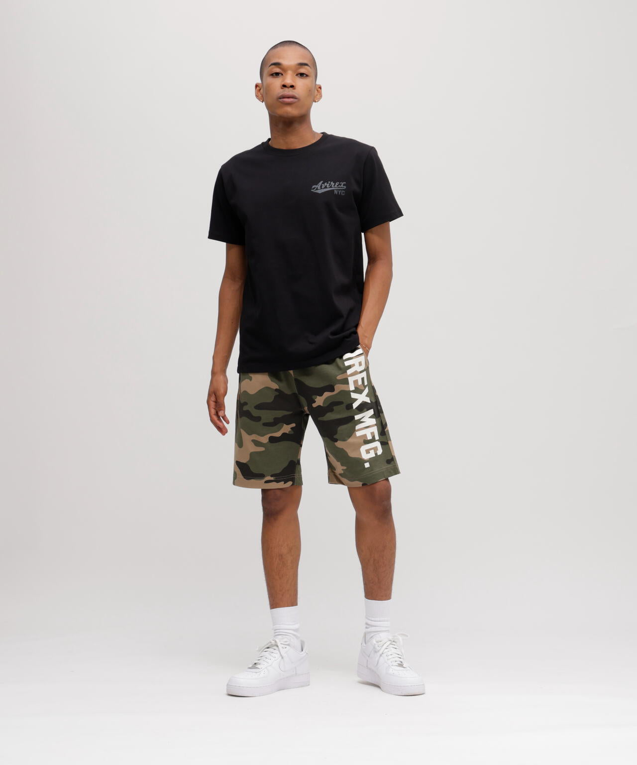 WEB&DEPOT限定》VERTICAL LOGO SHORT PANTS | AVIREX（アヴィレックス