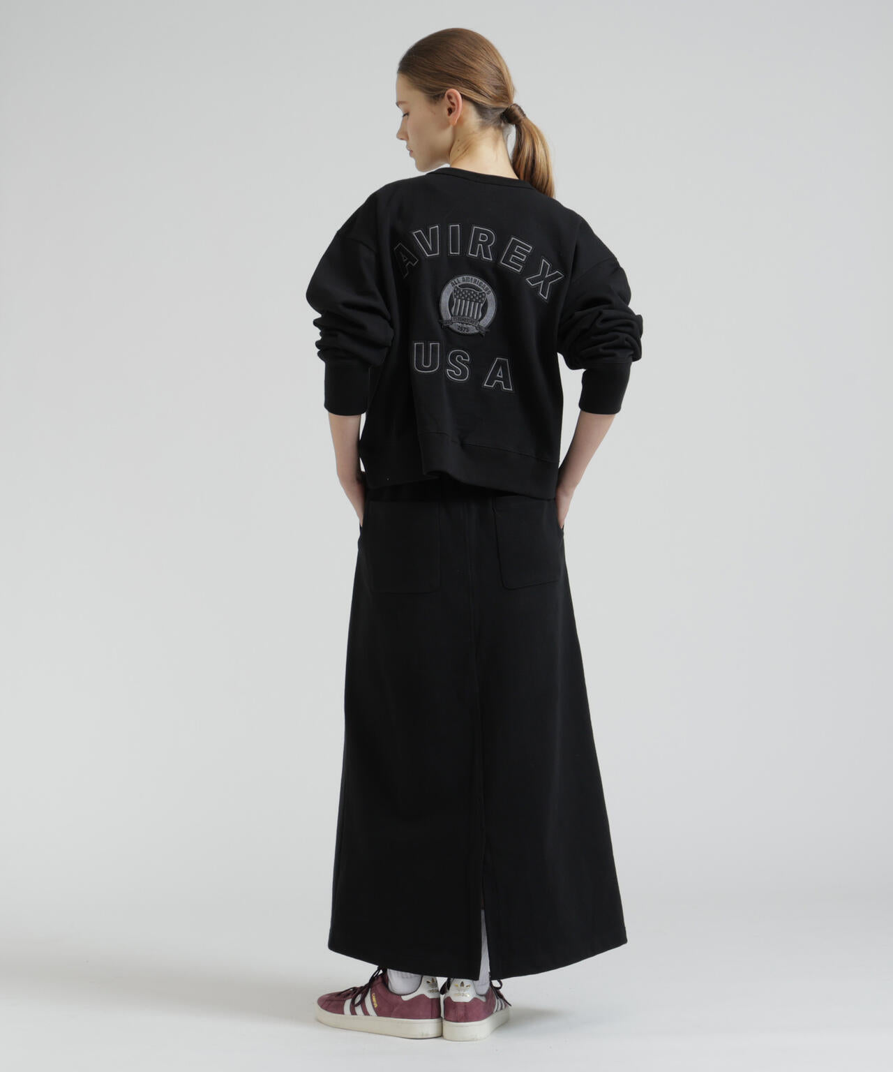 SIGNATURE VARSITY LOGO SWEAT SKIRT | AVIREX（アヴィレックス