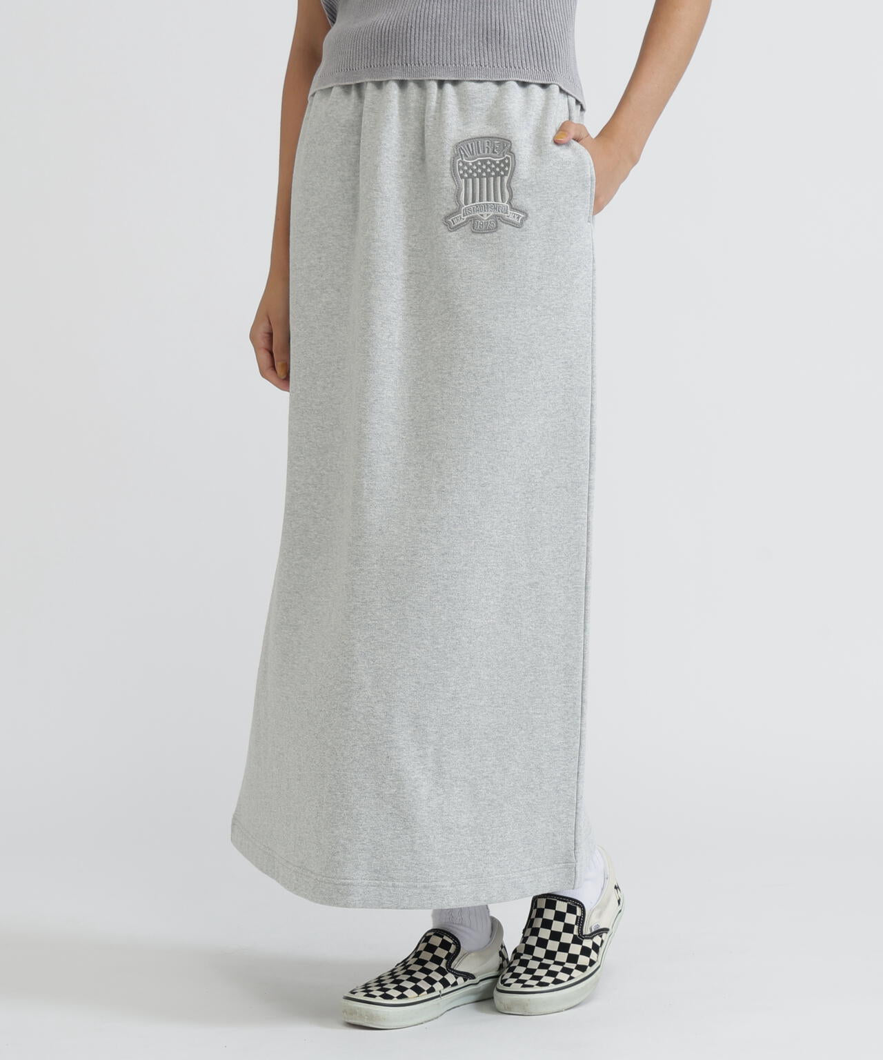 SIGNATURE VARSITY LOGO SWEAT SKIRT | AVIREX（アヴィレックス