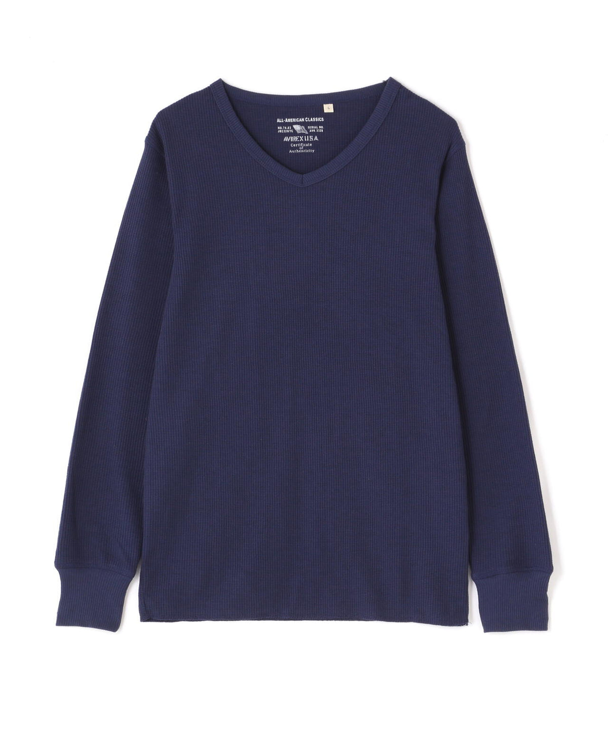 《DAILY/デイリー》L/S THERMAL V-NECK T-SHIRT