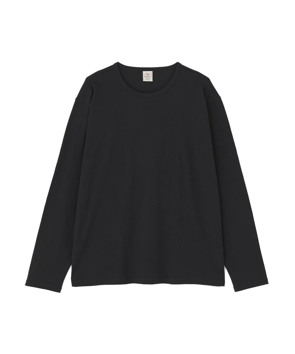 《DAILY/デイリー》BIG SIZE RIB L/S CREW NECK T-SHIRT
