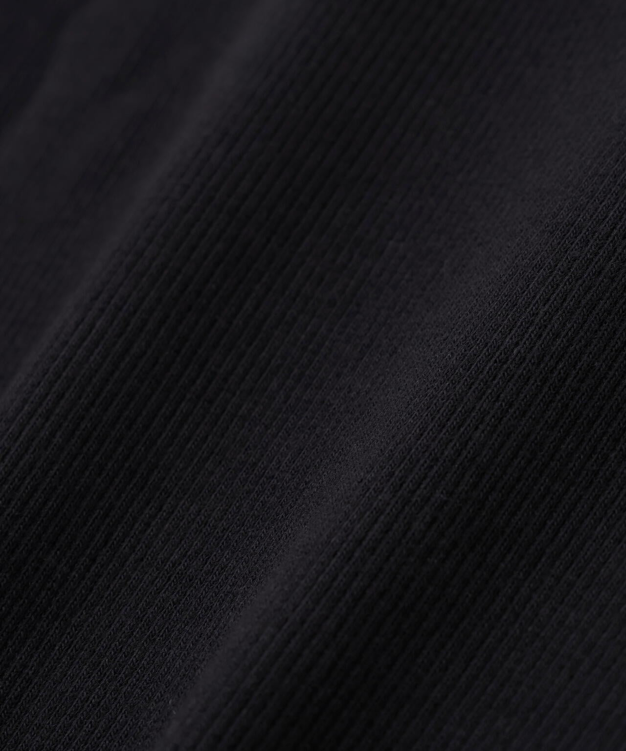 BIG SIZE RIB L/S HENLEY NECK T-SHIRT