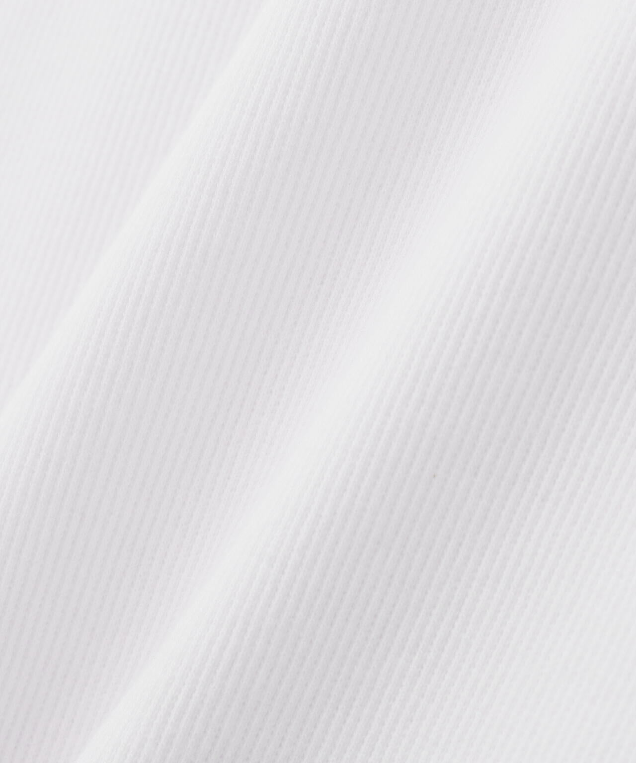 BIG SIZE RIB L/S HENLEY NECK T-SHIRT