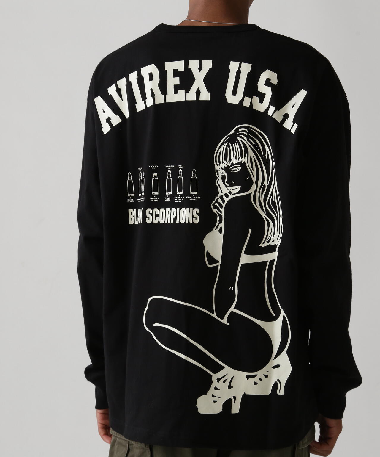 《WEB&DEPOT限定》BLACK SCORPIONS LONGSLEEVE T-SHIRT