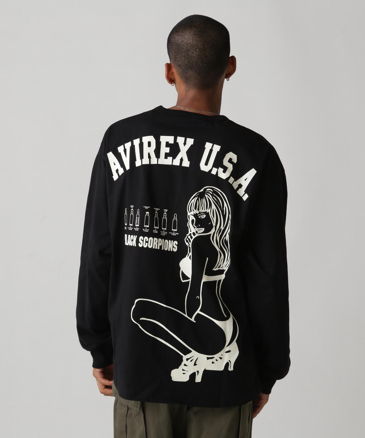 《WEB&DEPOT限定》BLACK SCORPIONS LONGSLEEVE T-SHIRT