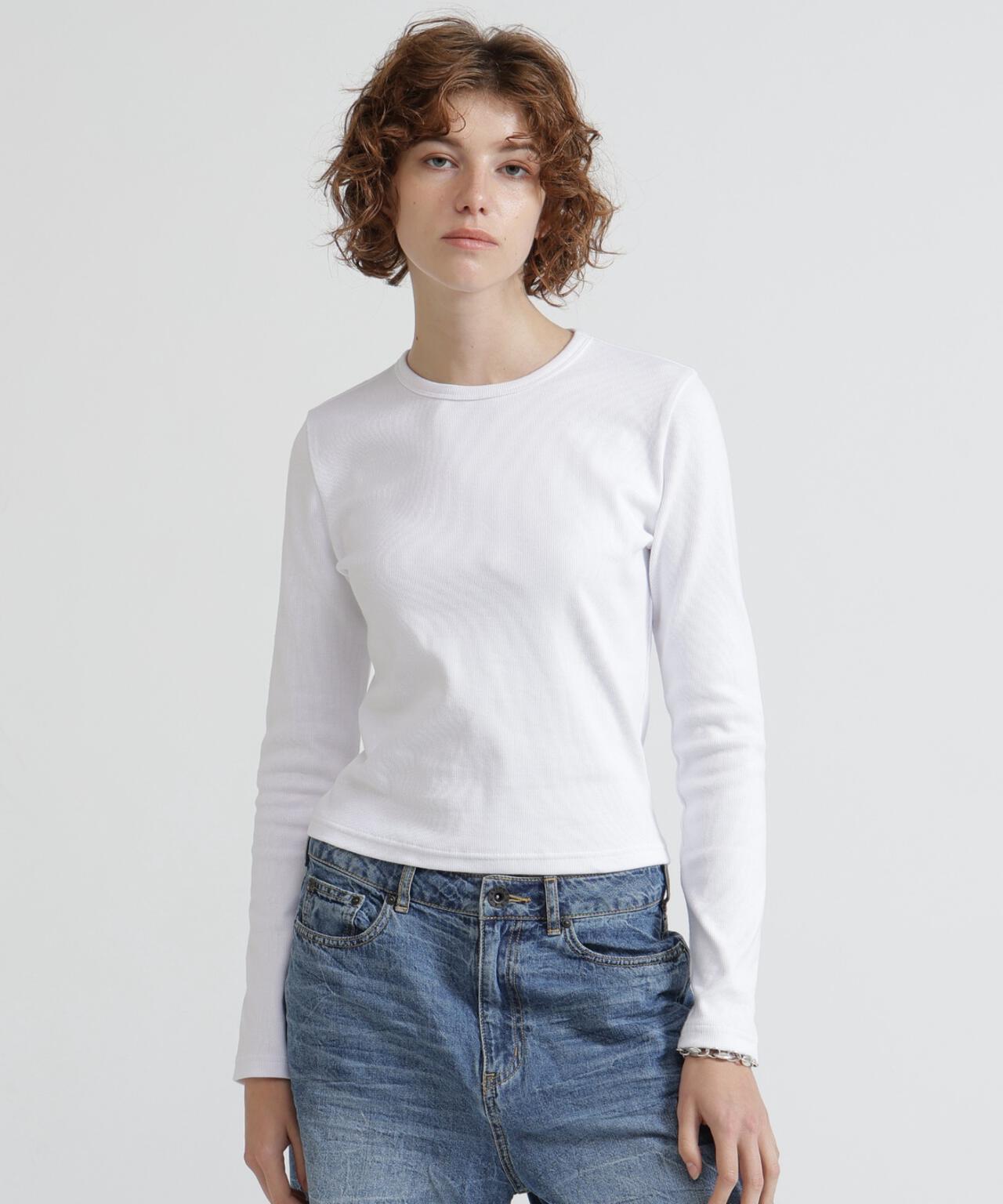 DAILY/デイリー/WOMAN》L/S CREW NECK T-SHIRT | AVIREX