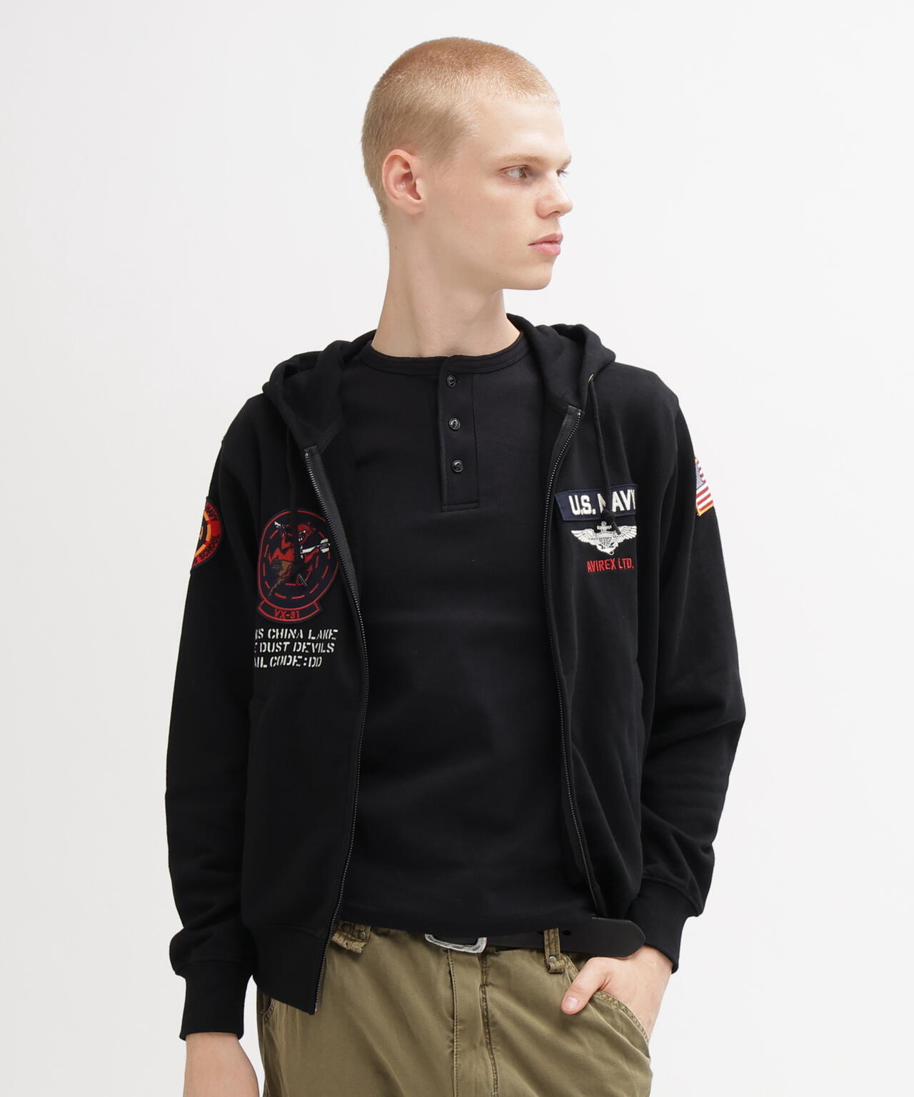 LONG SLEEVE ZIP PARKA DUST DEVILS | AVIREX（アヴィレックス