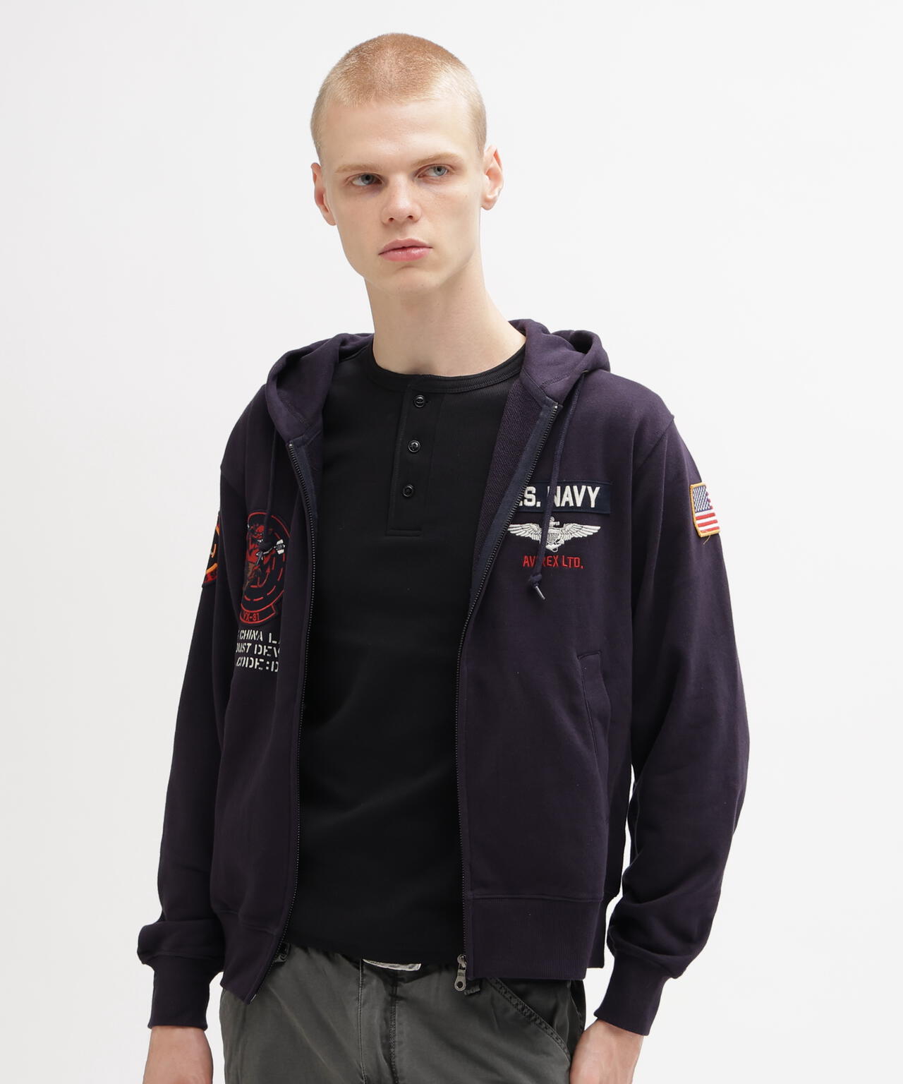 LONG SLEEVE ZIP PARKA DUST DEVILS | AVIREX（アヴィレックス