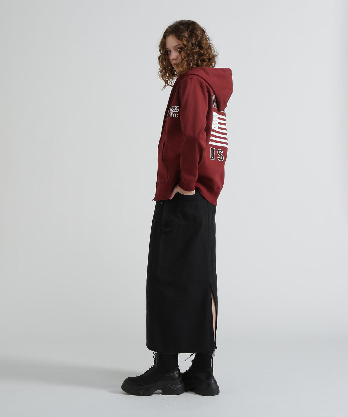 《WEB&DEPOT限定》BONDING ZIP UP PARKA