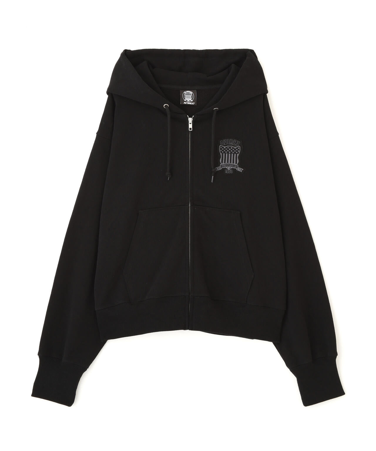 WOMAN》SIGNATURE VARSITY LOGO ZIP PARKA | AVIREX（アヴィレックス