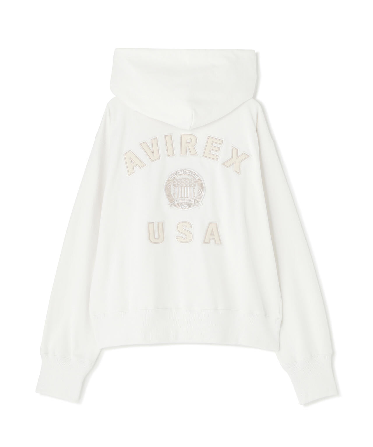 WOMAN》SIGNATURE VARSITY LOGO ZIP PARKA | AVIREX（アヴィレックス