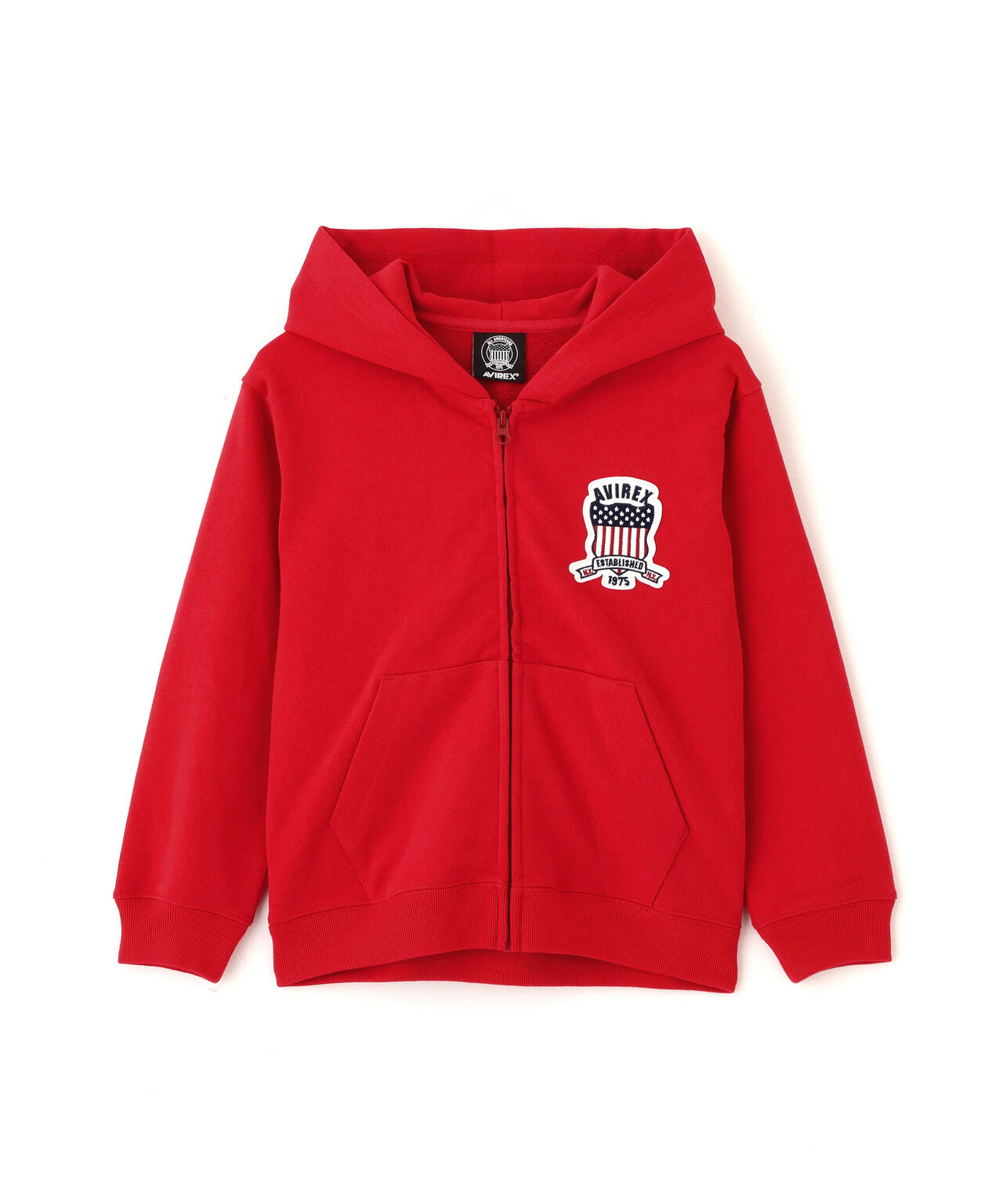 KIDS/キッズ》SIGNATURE VARSITY ZIP UP PARKA | AVIREX