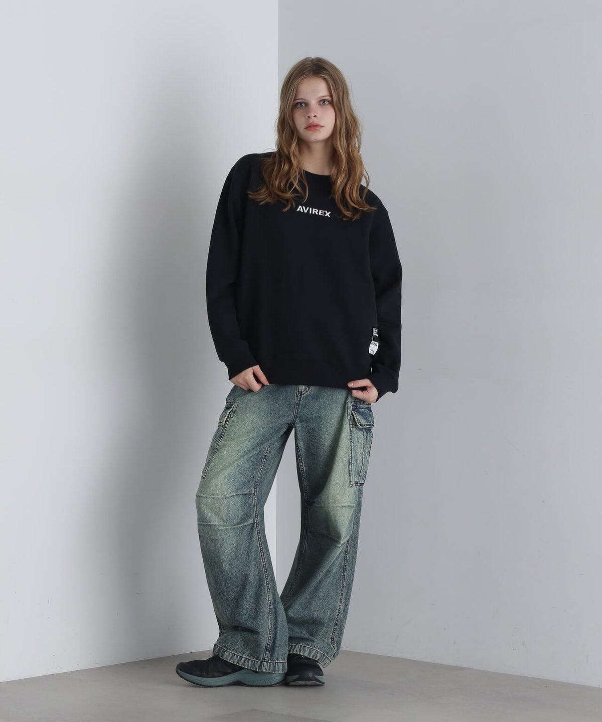 《WEB&DEPOT限定》LOGO CREW SWEAT
