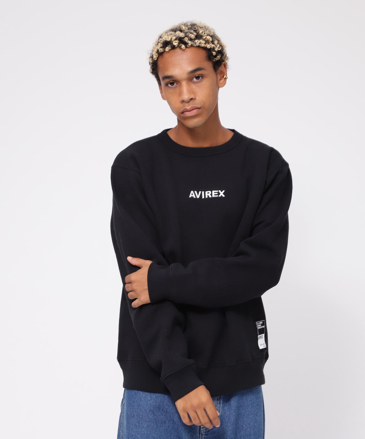 WEB&DEPOT限定》LOGO CREW SWEAT | AVIREX（アヴィレックス） ｜【公式