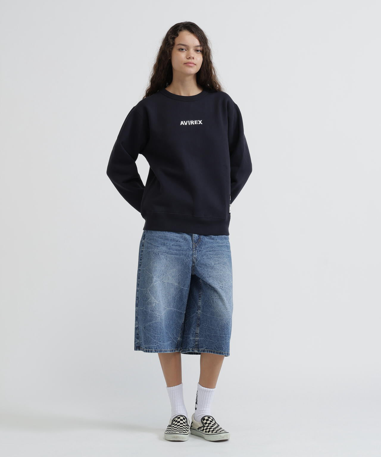 《WEB&DEPOT限定》LOGO CREW SWEAT