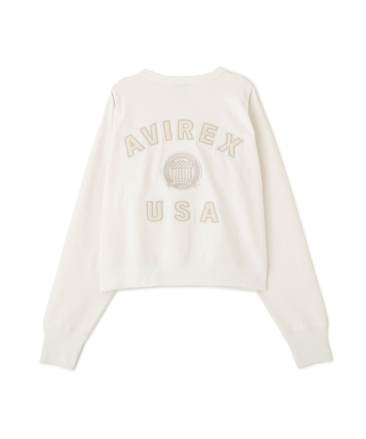 WOMAN》SIGNATURE VARSITY LOGO SWEAT | AVIREX（アヴィレックス