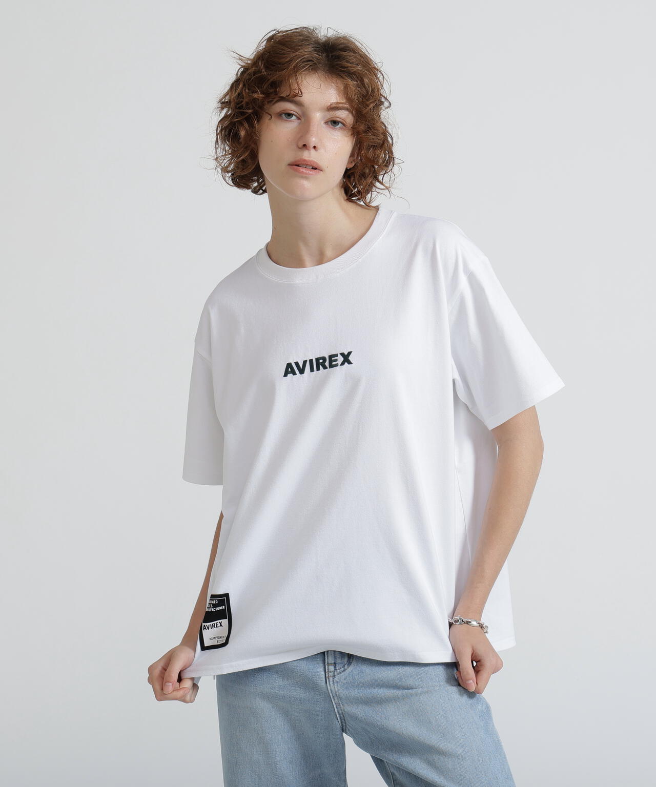 WEB&DEPOT限定》CORE LOGO EMBROIDERY T-SHIRT | AVIREX