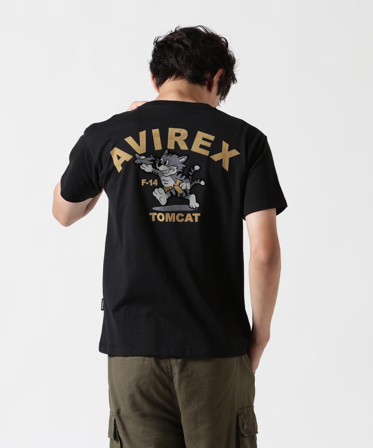 ATEEZ ×AVIREX アチズ TOMCAT コラボTシャツ 黒 Mサイズ WEB&DEPOT限定》TOMCAT T-SHIRT | AVIREX（アヴィレックス） ｜【公式