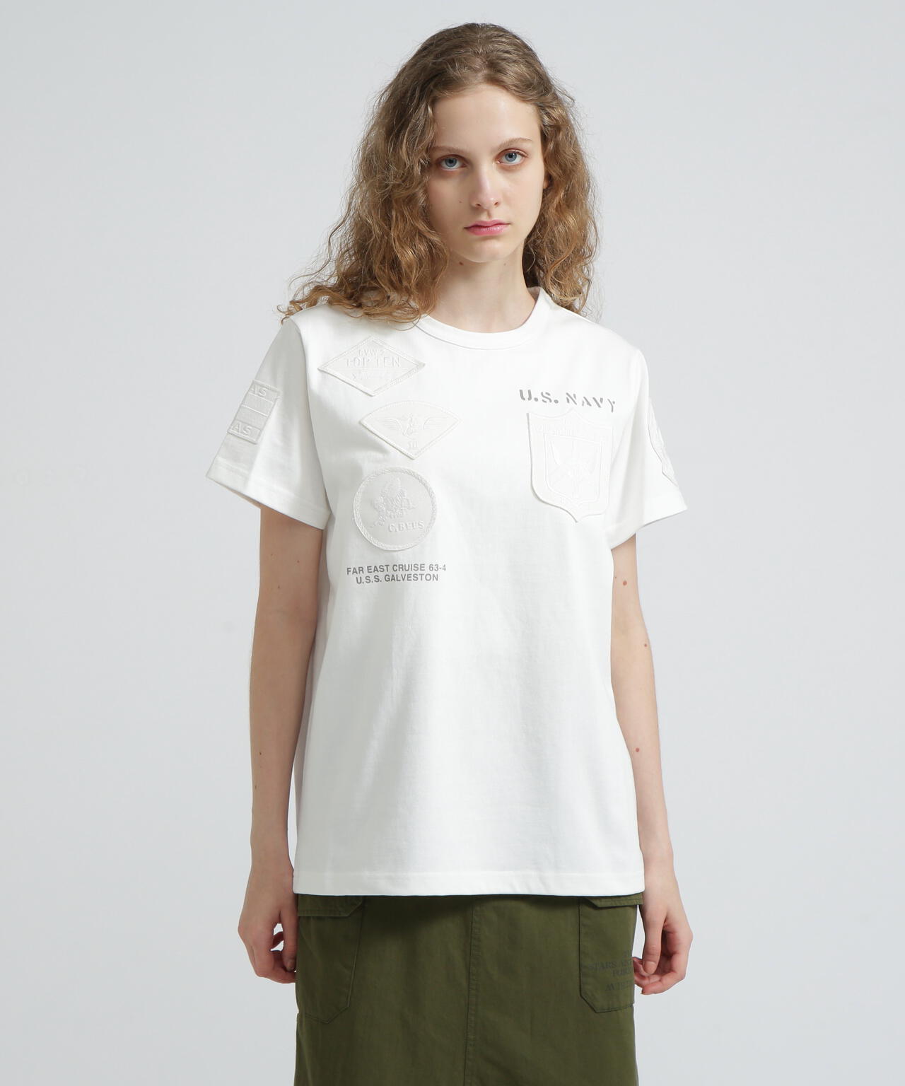 《WEB＆DEPOT限定》TOP GUN WAPPEN T-SHIRT