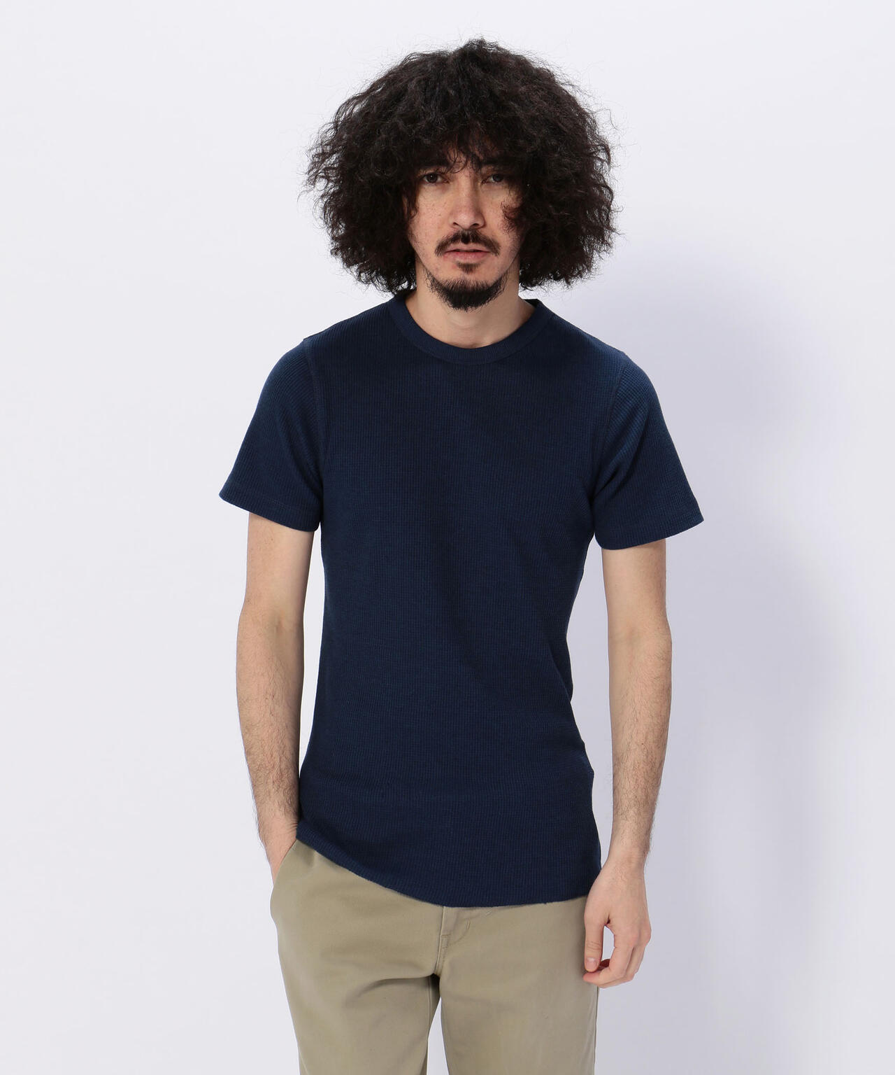 《DAILY/デイリー》THERMAL CREW NECK T-SHIRT