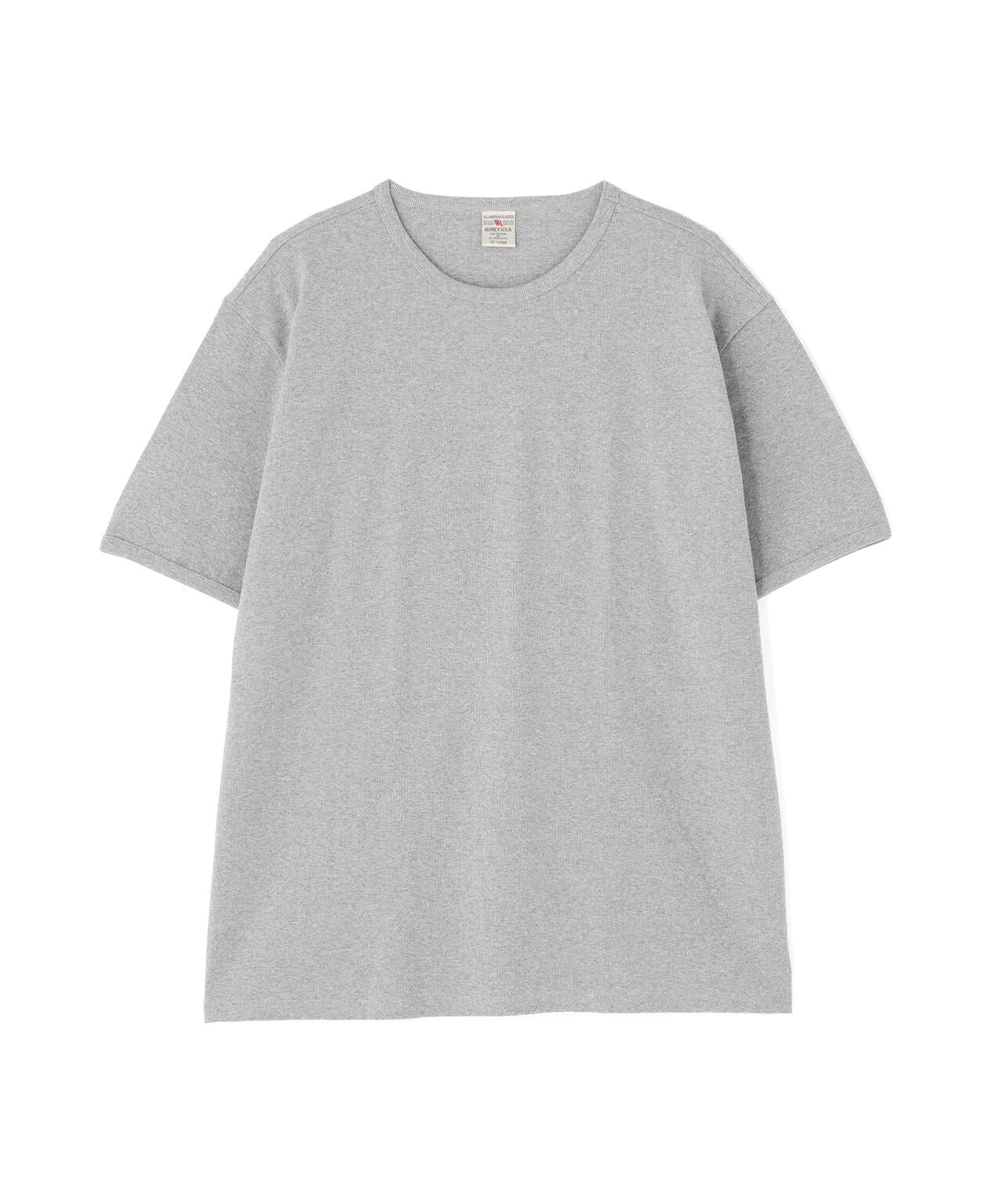 《DAILY/デイリー》BIG SIZE RIB S/S CREW NECK T-SHIRT