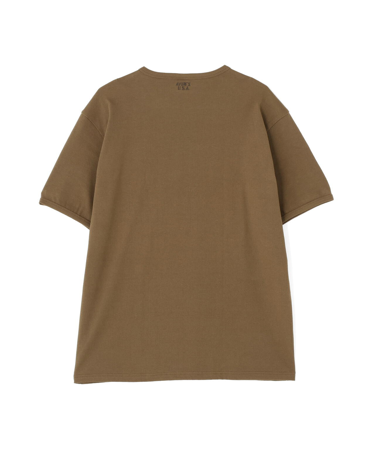 《DAILY/デイリー》BIG SIZE RIB S/S CREW NECK T-SHIRT