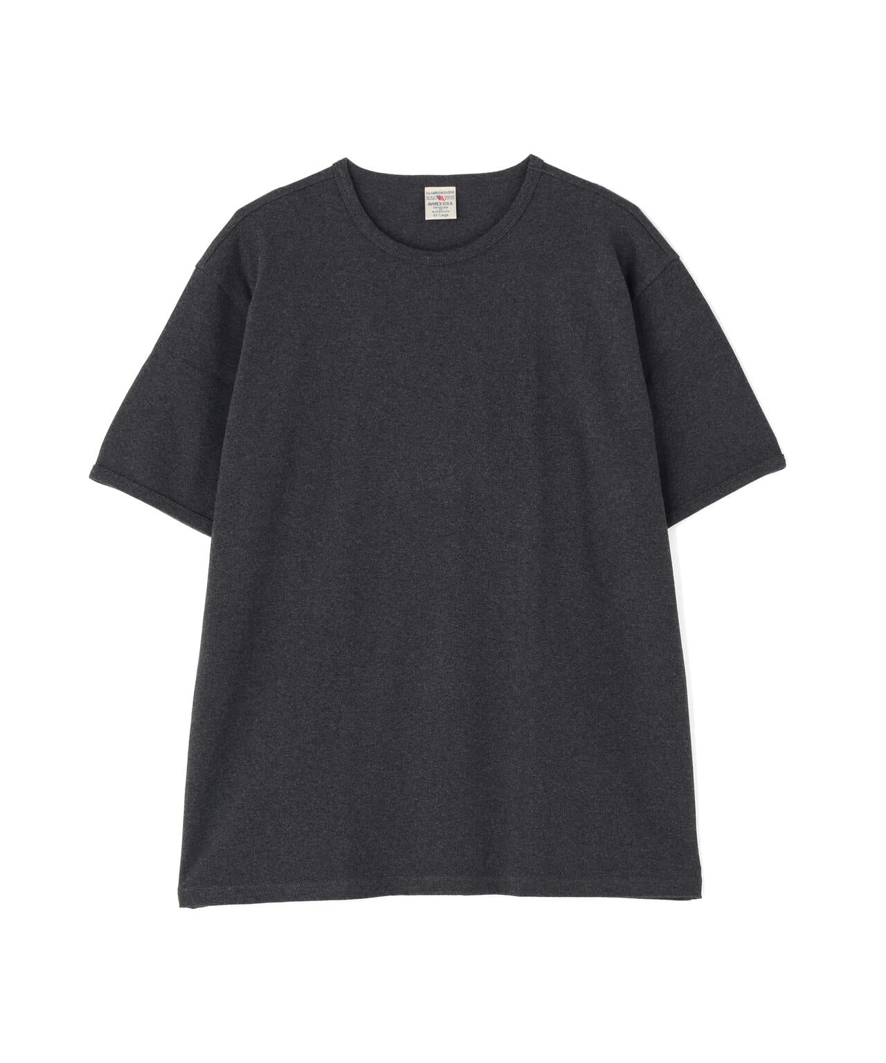 《DAILY/デイリー》BIG SIZE RIB S/S CREW NECK T-SHIRT
