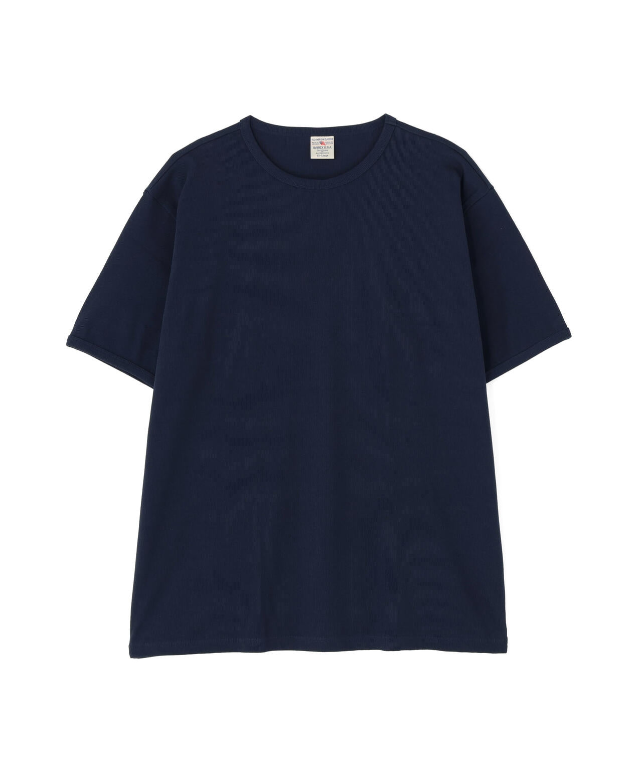 《DAILY/デイリー》BIG SIZE RIB S/S CREW NECK T-SHIRT