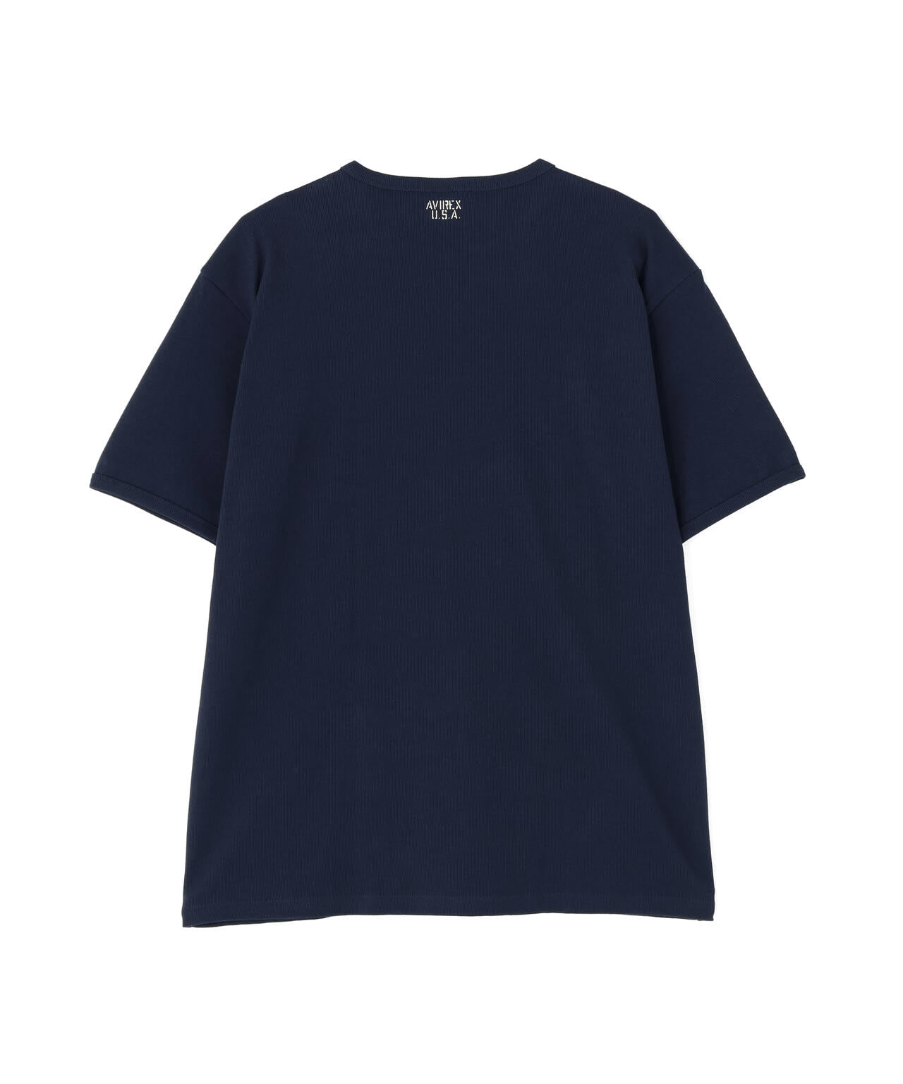 《DAILY/デイリー》BIG SIZE RIB S/S CREW NECK T-SHIRT