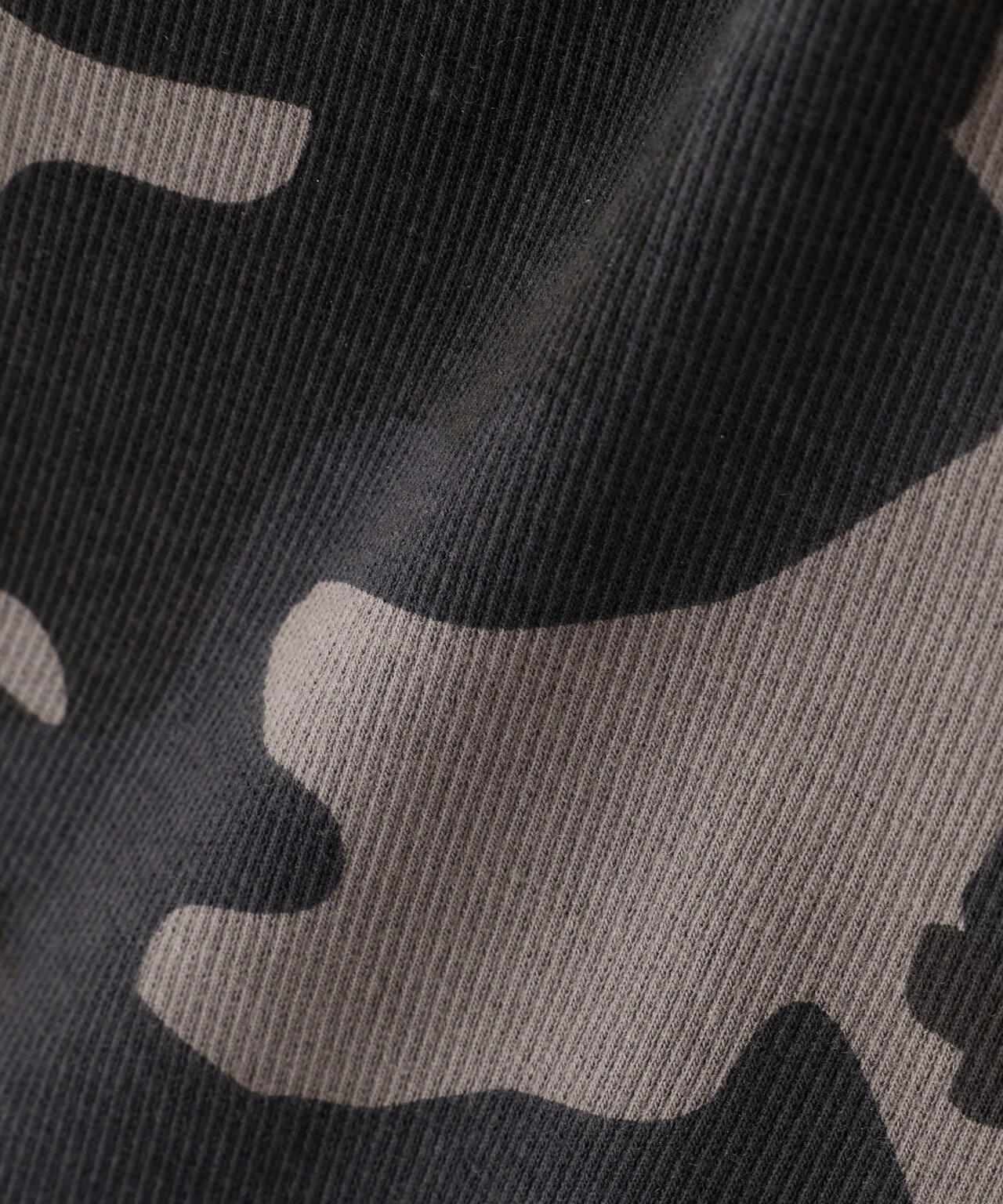 《WEB限定/DAILY/デイリー/WOMAN》 RIB CAMO S/S CREW NECK T-SHIRT