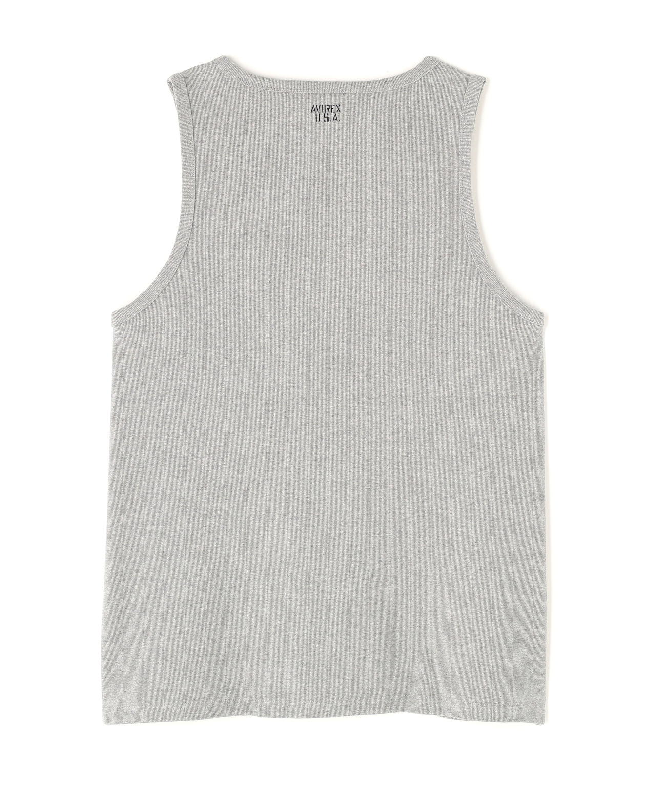 《DAILY/デイリー》BIG SIZE RIB TANK TOP