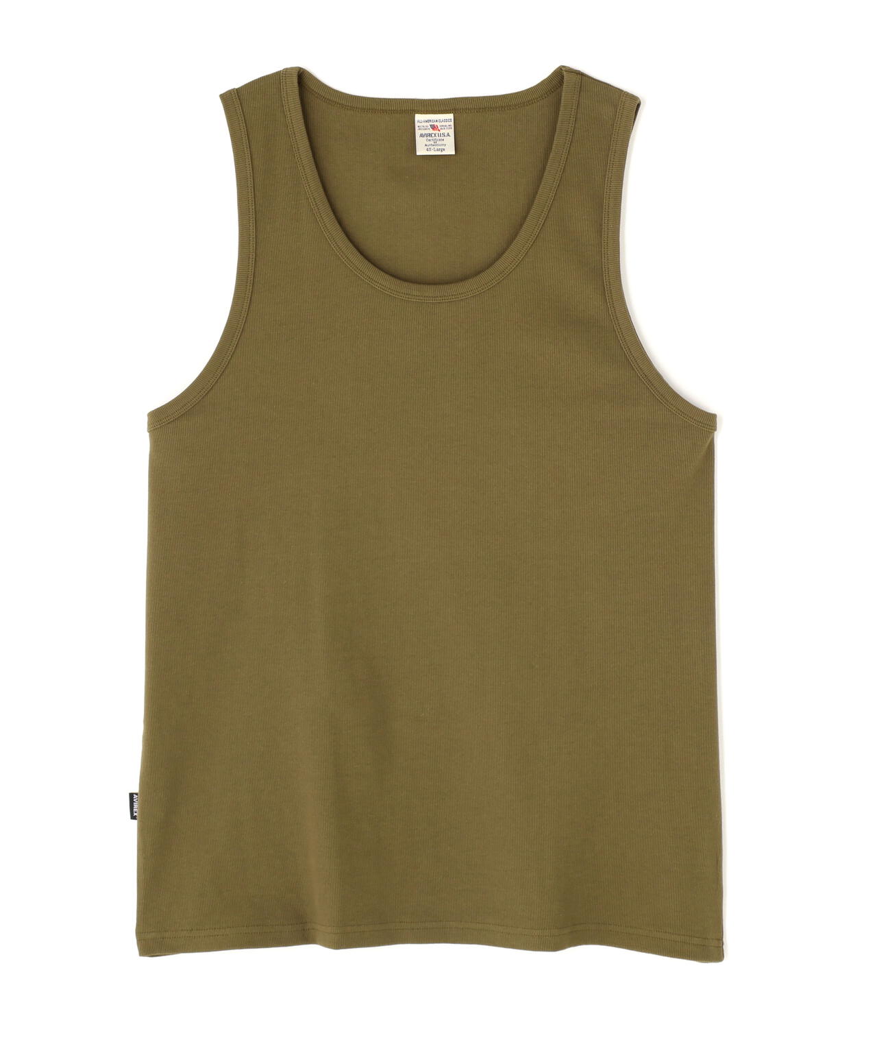 《DAILY/デイリー》BIG SIZE RIB TANK TOP