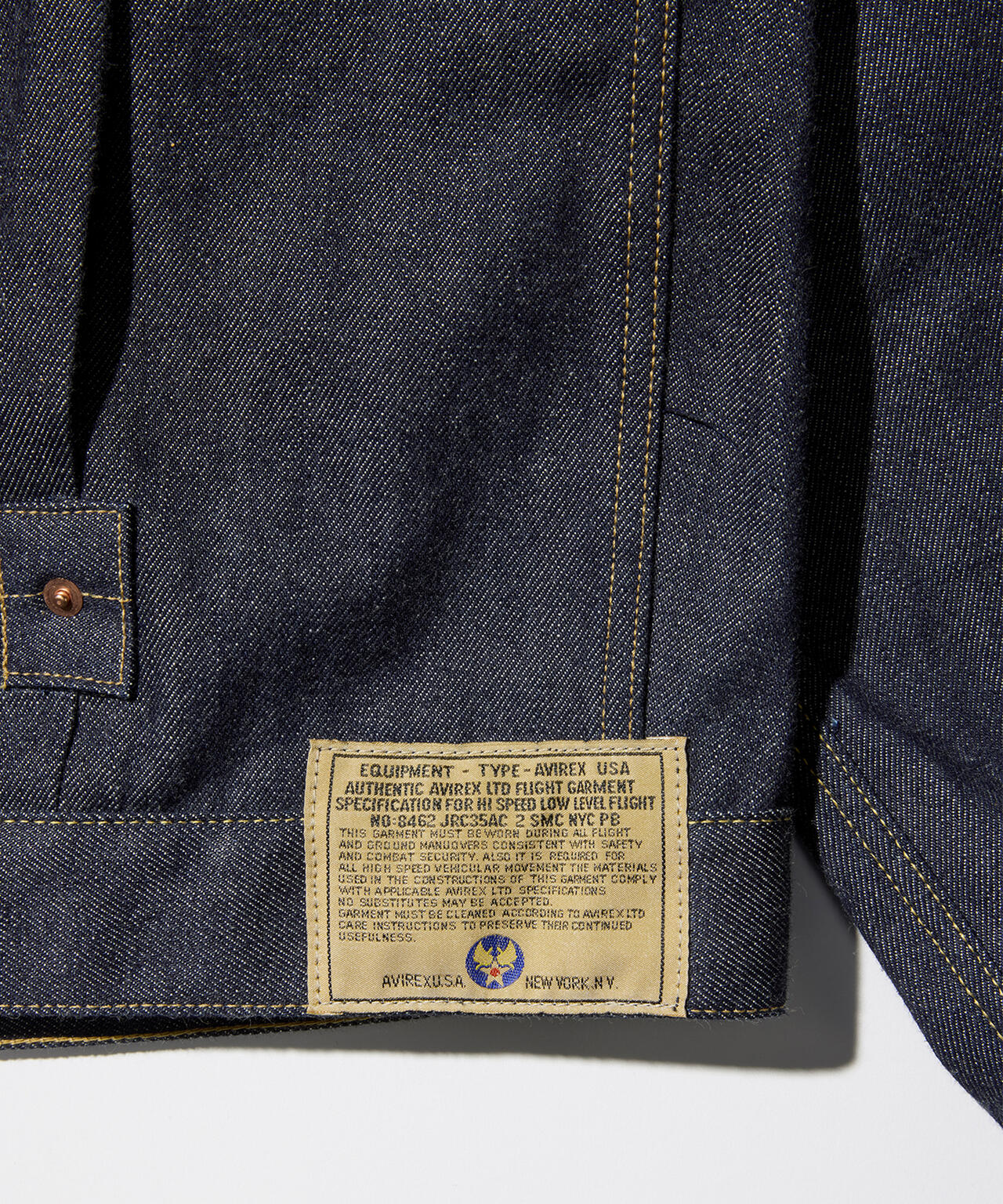 AVIREX HERITAGE DENIM Type-1 JACKET ”LEATHER” | AVIREX