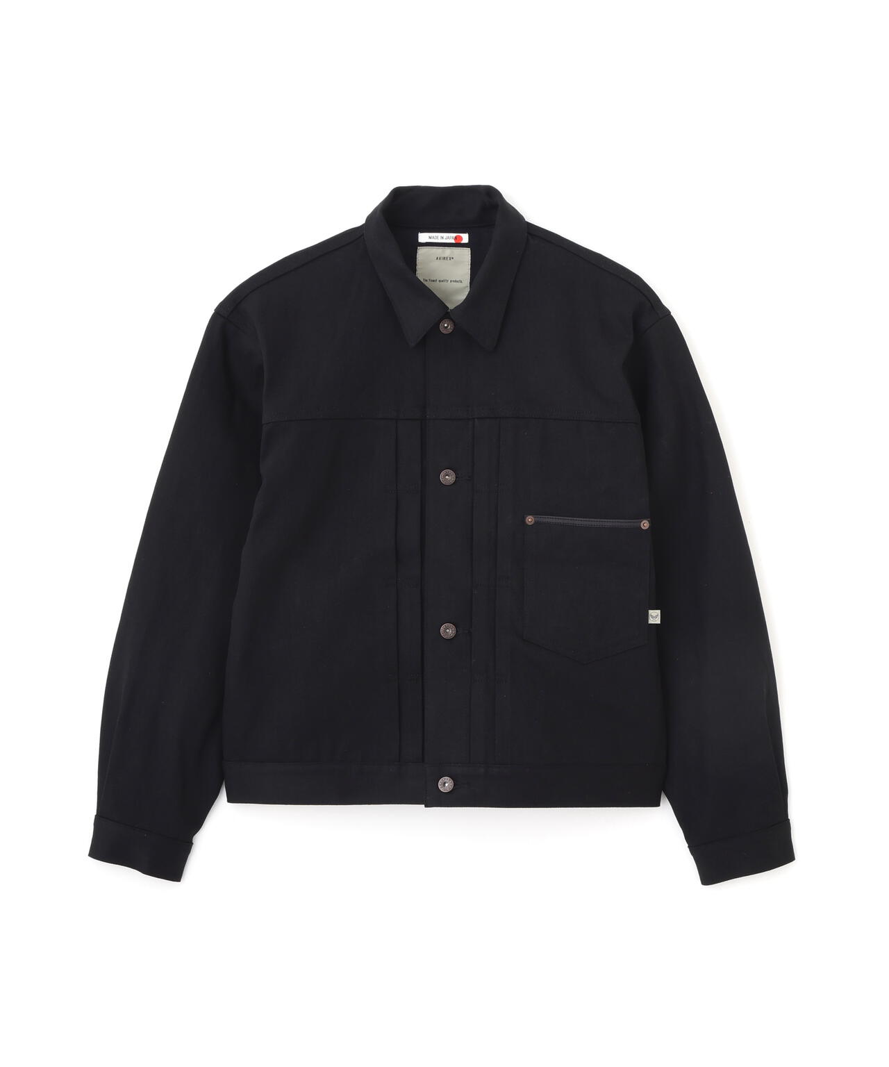 HERITAGE DENIM JACKET Type-1 ”BLACK” | AVIREX（アヴィレックス