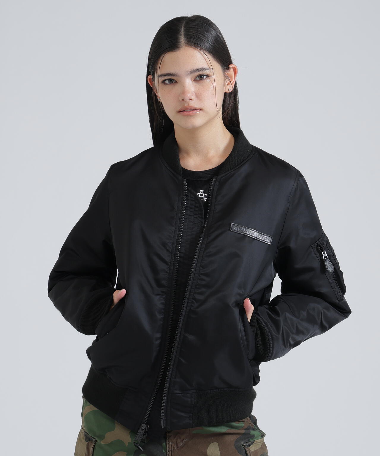 WOMAN/直営店限定》MA-1 BIG LOGO FLAG | AVIREX（アヴィレックス