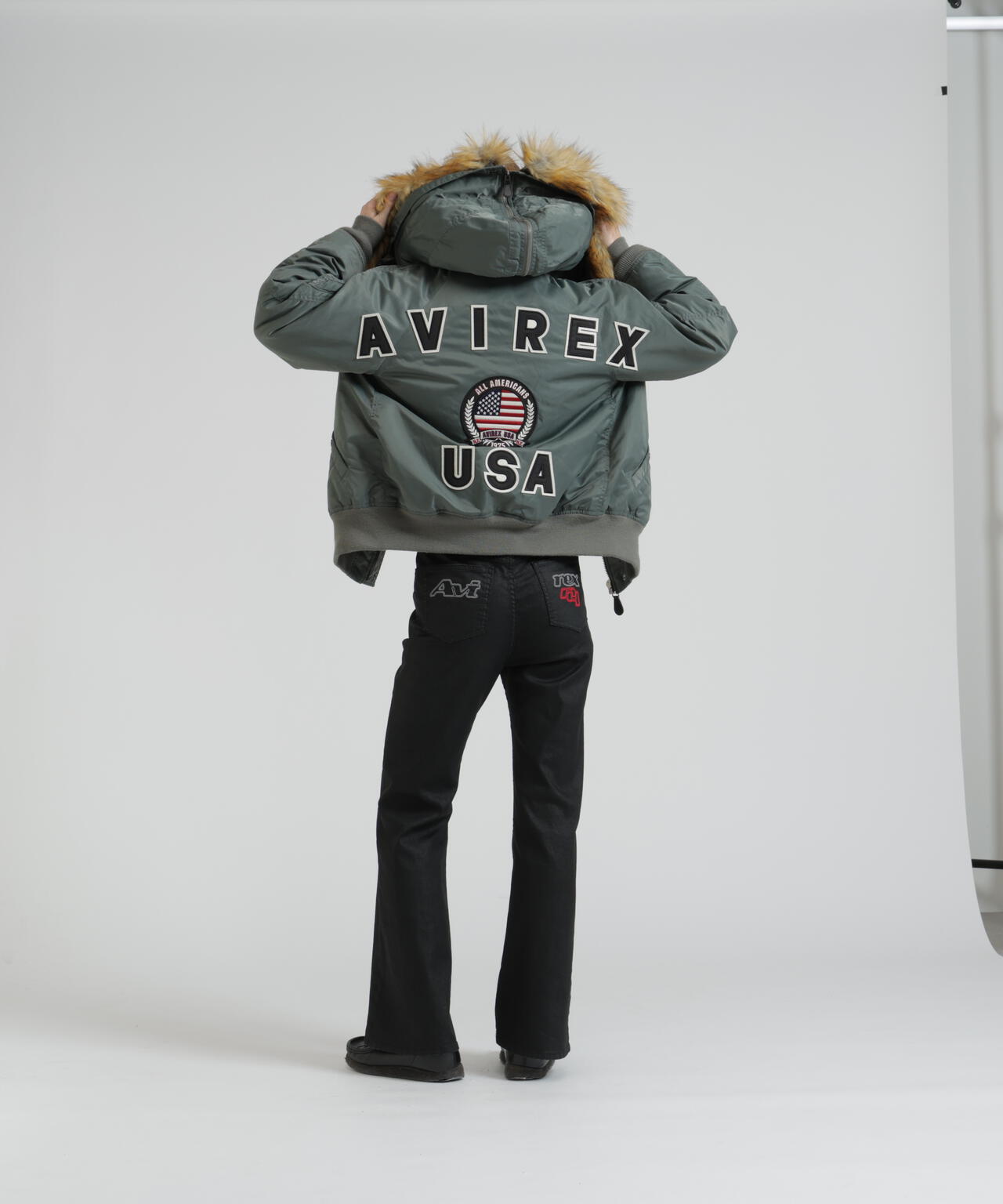 WOMAN/直営店限定》N-2B BIG LOGO FLAG | AVIREX（アヴィレックス