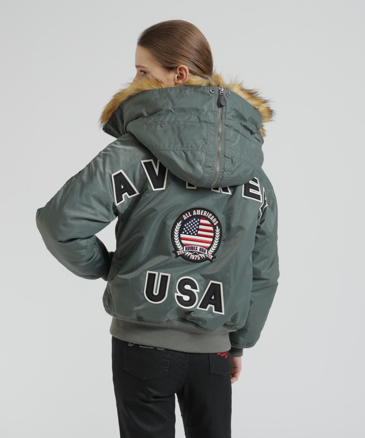WOMAN/直営店限定》N-2B BIG LOGO FLAG | AVIREX（アヴィレックス