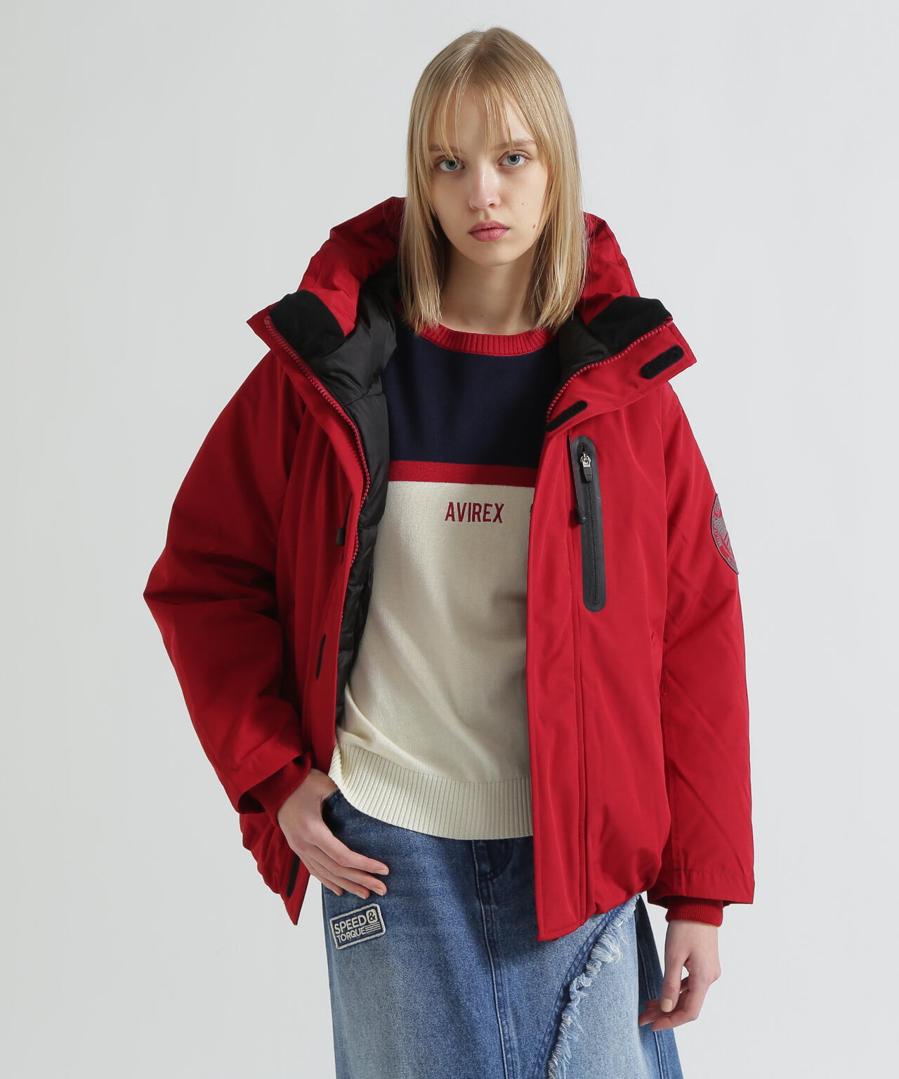 《WEB&DEPOT限定》MILITARY FUNCTION DOWN JACKET