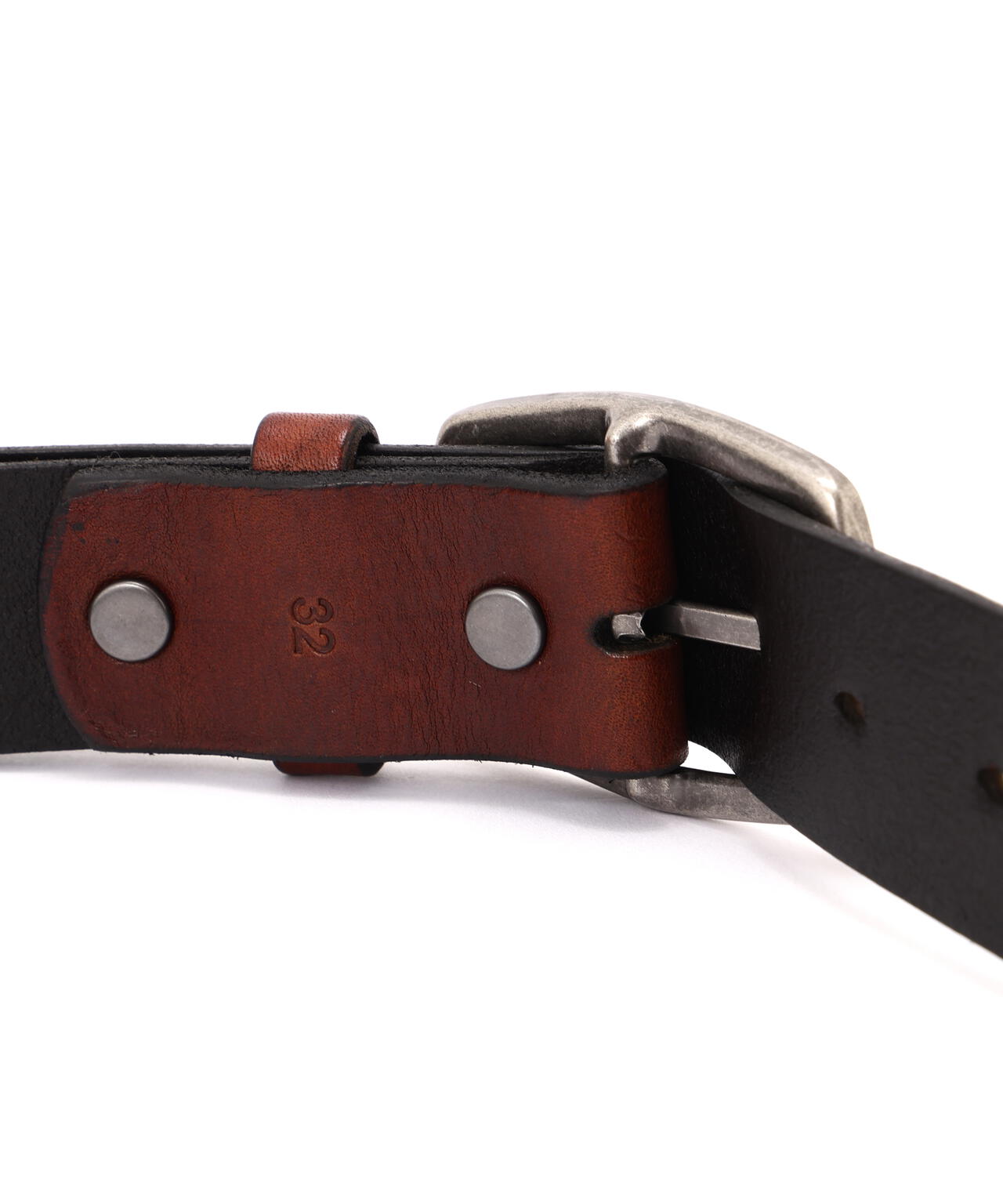直営店限定》COW LEATHER BELT DOUBLE PIN | AVIREX（アヴィレックス