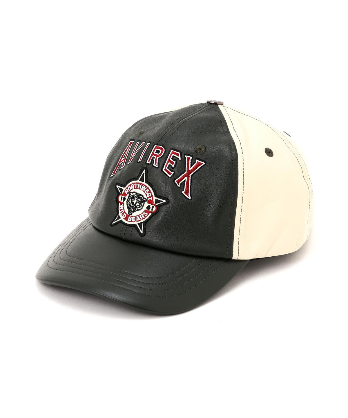 VARSITY LEATHER CAP ”WILD BEAR”