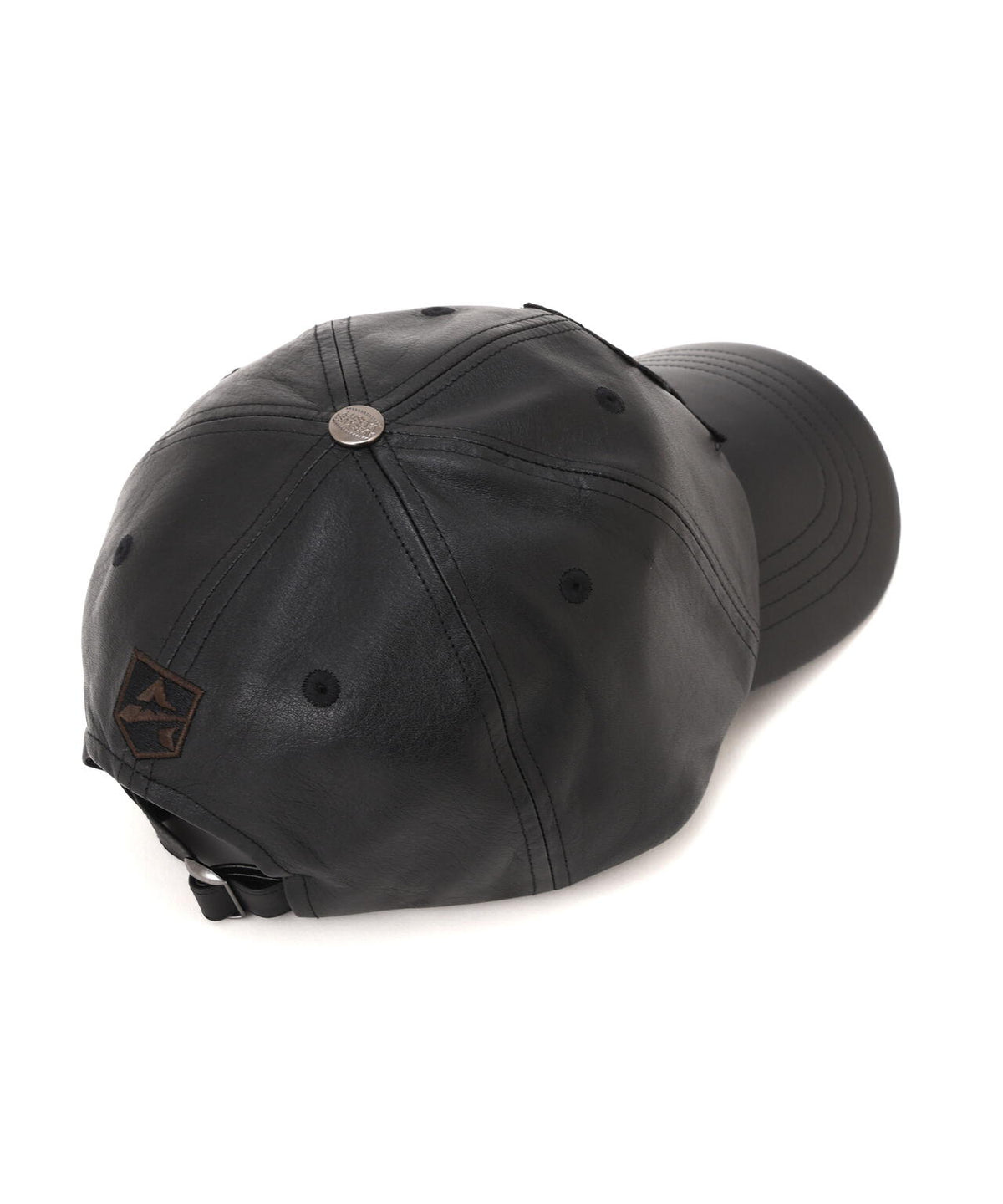 VARSITY LEATHER CAP ”SIGNATURE LOGO” SAME COLOR