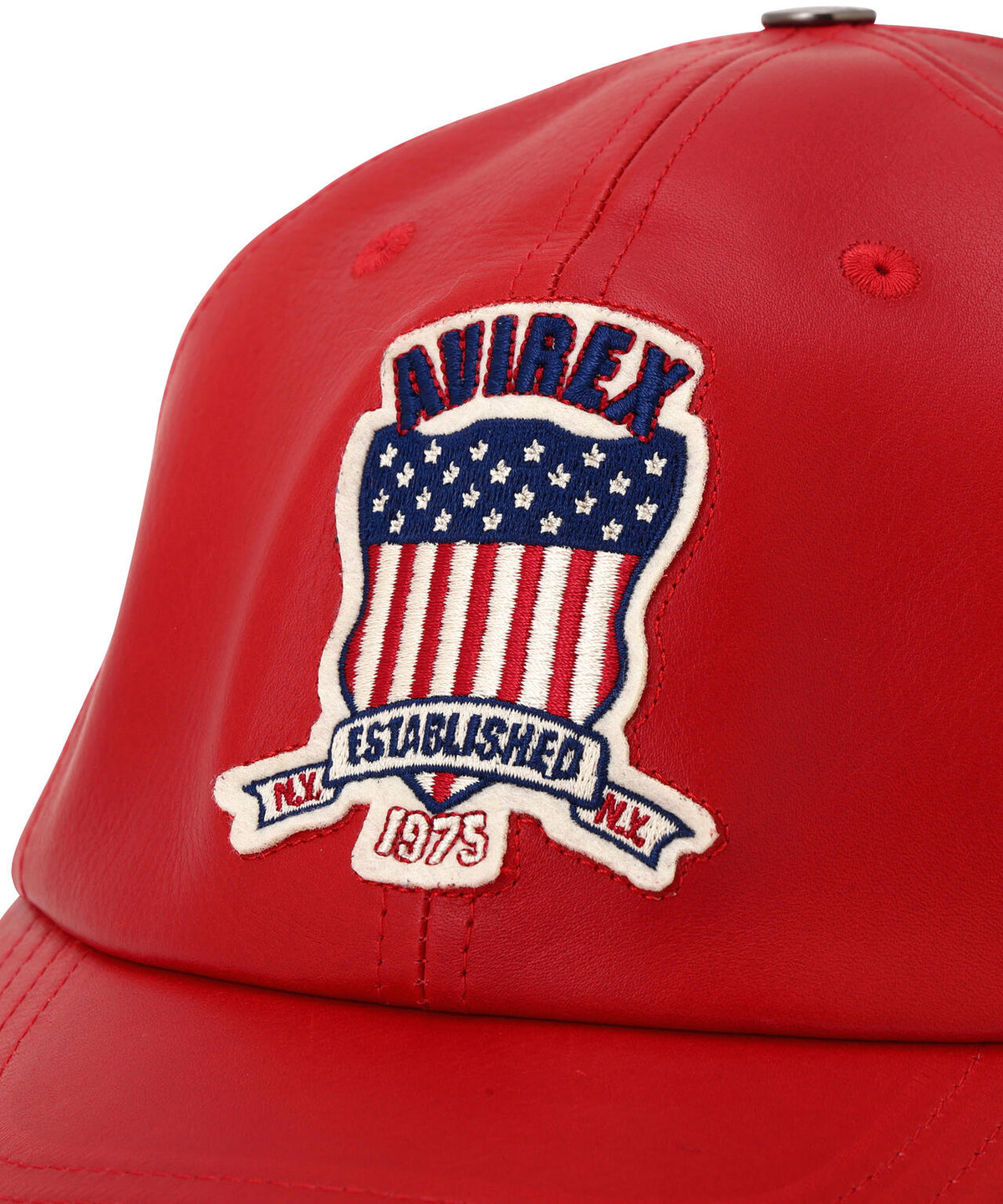 VARSITY LEATHER CAP ”SIGNATURE LOGO”