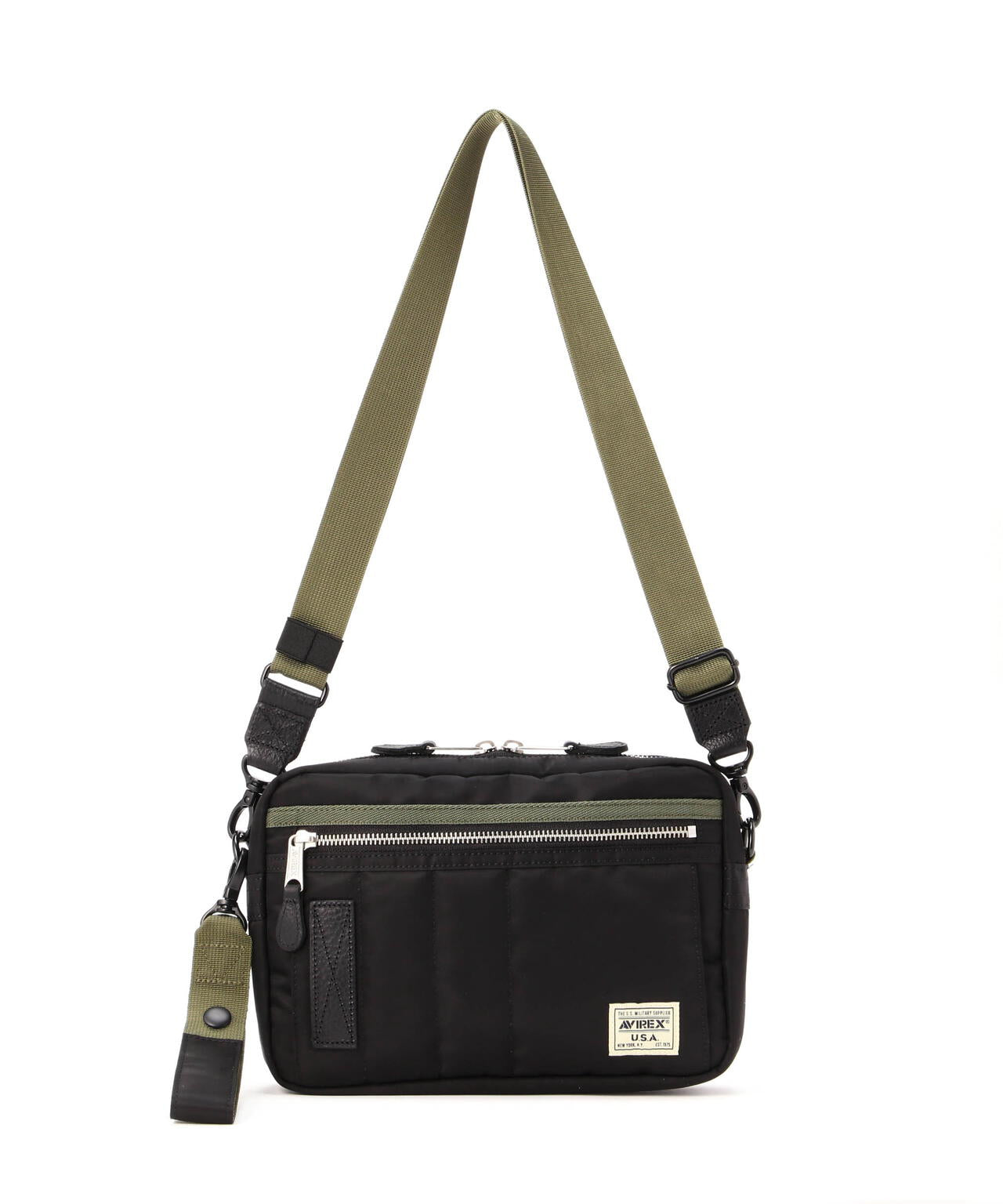 FLIGHT NYLON ”BOX SHOULDER BAG”