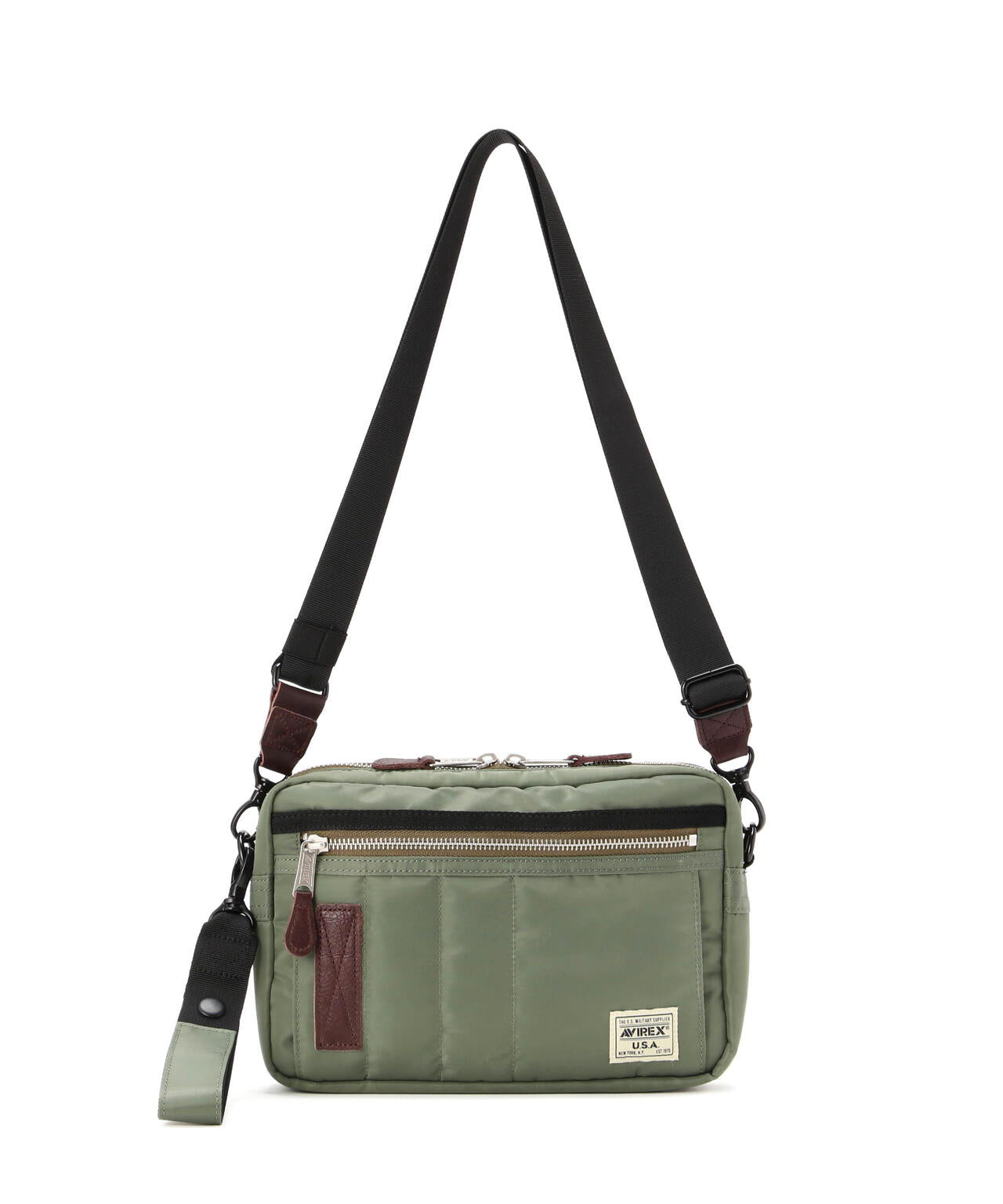 FLIGHT NYLON ”BOX SHOULDER BAG”